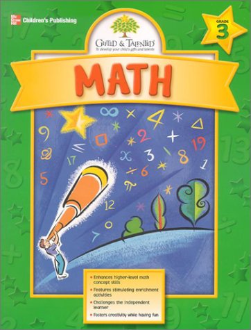 Stock image for Gifted & Talented Math, Grade 3 for sale by HPB-Diamond