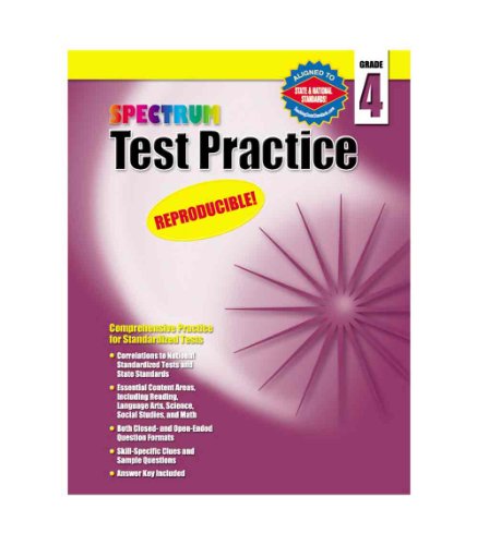 Imagen de archivo de Test Practice, Grade 4 a la venta por Better World Books