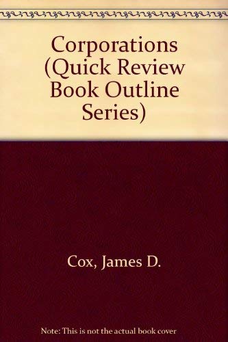 9781577930044: Corporations (Quick Review Book Outline Series)