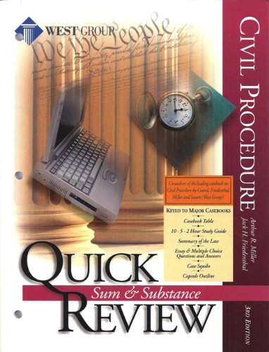 Civil Procedure: Quick Review (9781577930501) by [???]