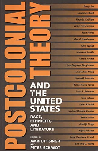 Imagen de archivo de Postcolonial Theory and the United States : Race, Ethnicity, and Literature a la venta por Asano Bookshop
