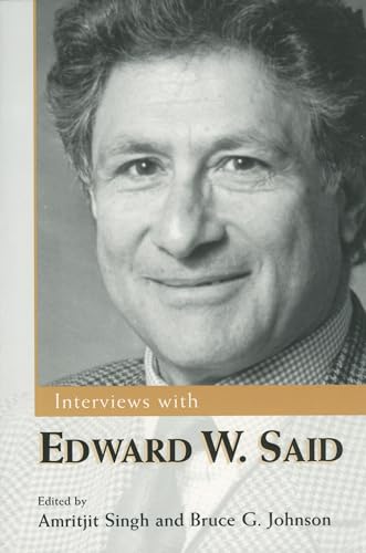 9781578063666: Interviews with Edward W. Said (Conversations with Public Intellectuals)