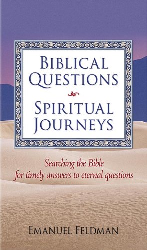 Imagen de archivo de Biblical Questions, Spiritual Journeys a la venta por ThriftBooks-Atlanta