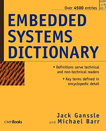 Beispielbild fr Embedded Systems Dictionary zum Verkauf von SecondSale