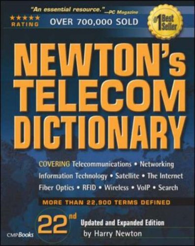 Beispielbild fr Newton's Telecom Dictionary zum Verkauf von ThriftBooks-Dallas