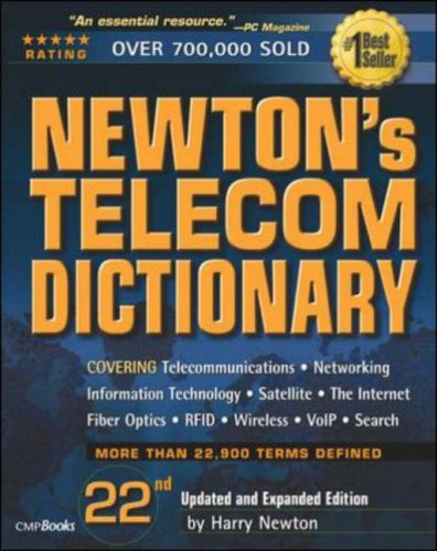 Imagen de archivo de Newton's Telecom Dictionary a la venta por Better World Books