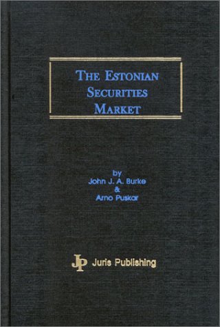 Stock image for The Estonian Securities Market for sale by Reuseabook