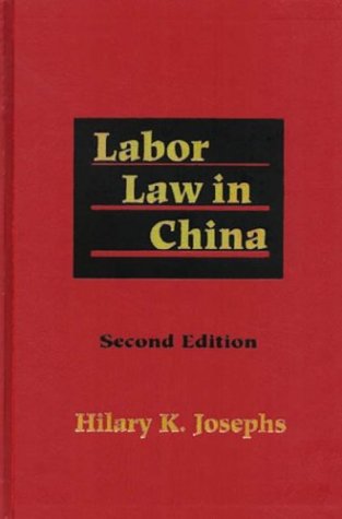 Imagen de archivo de Labor Law in China a la venta por Haaswurth Books