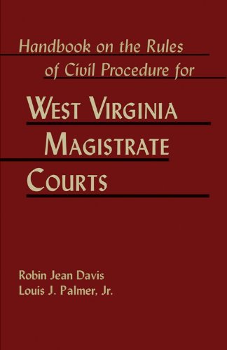 9781578232741: Handbook On The Rules Of Civil Procedure For West Virginia Magistrate Courts