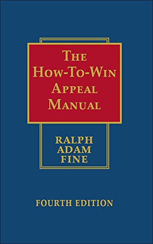 Stock image for How to Win Appeal Manual - Fourth Edition for sale by Goodwill of Colorado