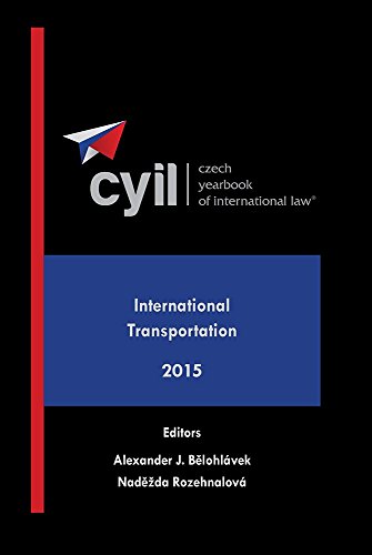 Imagen de archivo de Czech Yearbook of International Law - International Transportation - 2015 a la venta por Ammareal