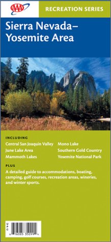 Imagen de archivo de Yosemite National Park and Central Sierra Map and Guide a la venta por HPB-Ruby