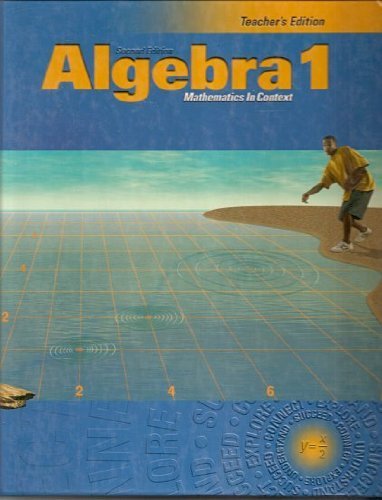 Beispielbild fr Algebra 1 Mathematics in Context Teacher's Edition zum Verkauf von Old Friends Books