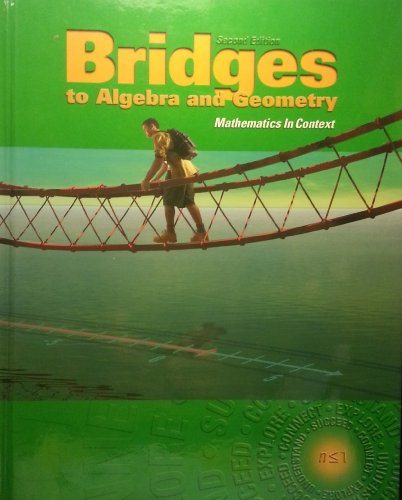 Stock image for Bridges To Algebra and Geometry: Mathematics in Context for sale by The Book Spot