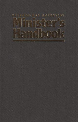 Beispielbild fr Seventh-day Adventist Minister's Handbook zum Verkauf von Keeper of the Page