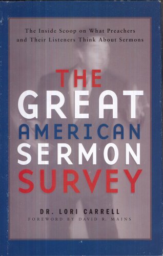 Imagen de archivo de The Great American Sermon Survey a la venta por Wonder Book