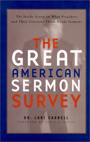 Stock image for The Great American Sermon Survey for sale by Wonder Book