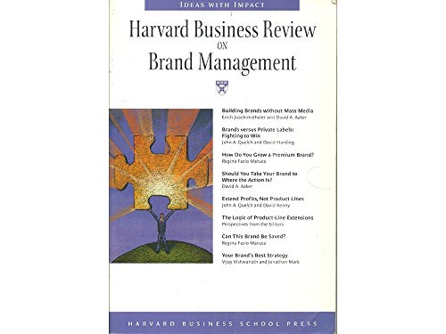 Imagen de archivo de Harvard Business Review on Brand Management (Harvard Business Review Paperback Series) a la venta por Your Online Bookstore