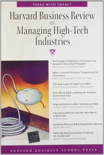 9781578511822: "Harvard Business Review" on Managing High-tech Industries ("Harvard Business Review" Paperback S.)