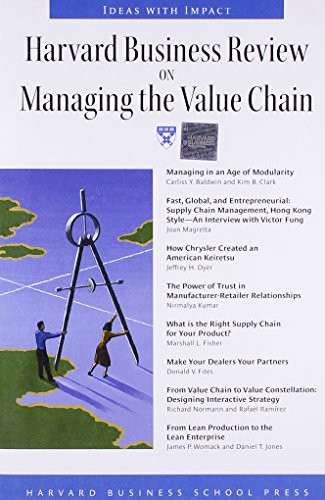 Stock image for Harvard Business Review on Managing the Value Chain for sale by Better World Books