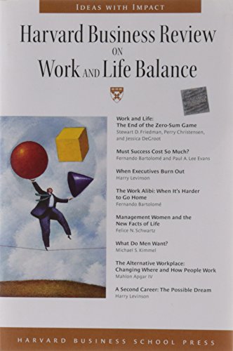 Beispielbild fr Work and Life Balance zum Verkauf von Better World Books