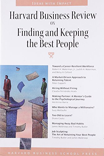 Beispielbild fr Harvard Business Review on Finding and Keeping the Best People zum Verkauf von Better World Books