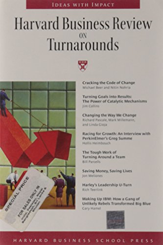 Beispielbild fr Harvard Business Review on Turnarounds zum Verkauf von Sigrun Wuertele buchgenie_de