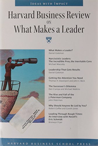 Beispielbild fr Harvard Business Review on What Makes a Leader zum Verkauf von Better World Books