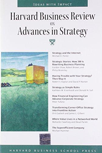 Stock image for Harvard Business Review on Advances in Strategy for sale by Better World Books