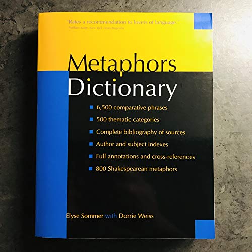 Imagen de archivo de Metaphors Dictionary a la venta por HPB-Diamond