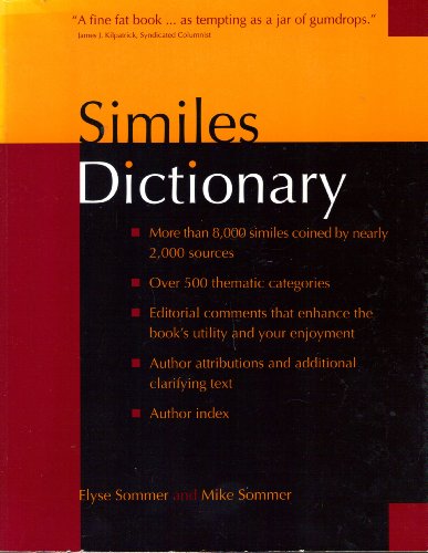 Stock image for Similes Dictionary for sale by Better World Books