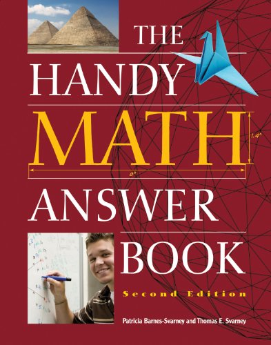9781578593736: The Handy Math Answer Book: Second Edition (Handy Answer Book)