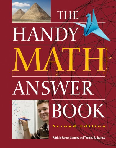 Stock image for The Handy Math Answer Book (The Handy Answer Book Series) for sale by Lakeside Books