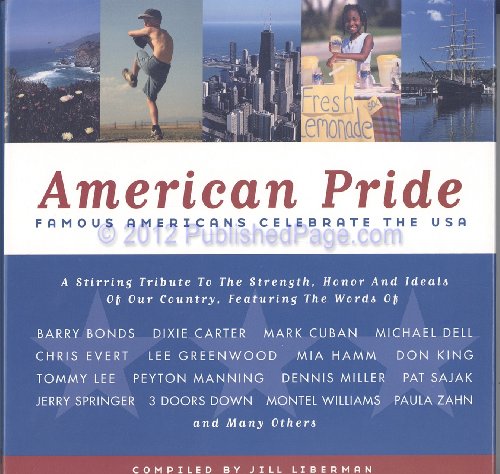 Beispielbild fr American Pride: Famous Americans Celebrate the USA zum Verkauf von SecondSale