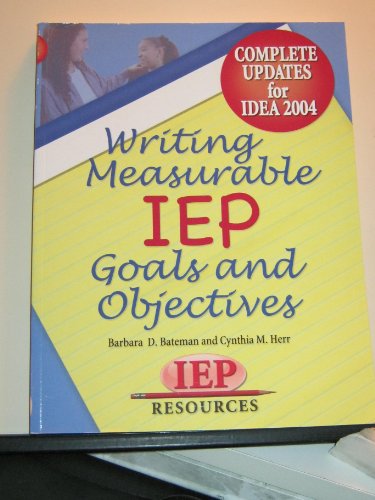 Stock image for Writing Measurable Iep Goals and Objectives for sale by Gulf Coast Books