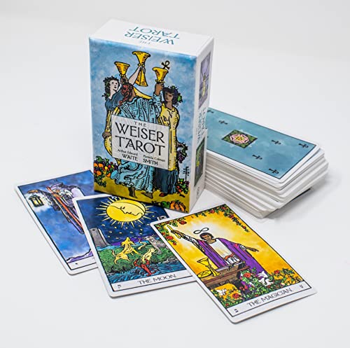 Imagen de archivo de The Weiser Tarot: A New Edition of the Classic 1909 Waite-Smith Deck (78-Card Deck with 64-Page Guidebook) a la venta por HPB-Ruby