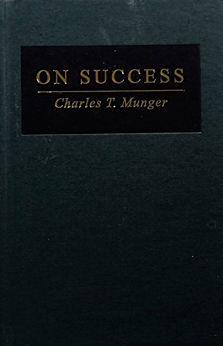 On Success (9781578645985) by Charles T. Munger