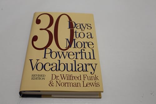 Beispielbild fr 30 Days to a More Powerful Vocabulary zum Verkauf von Better World Books