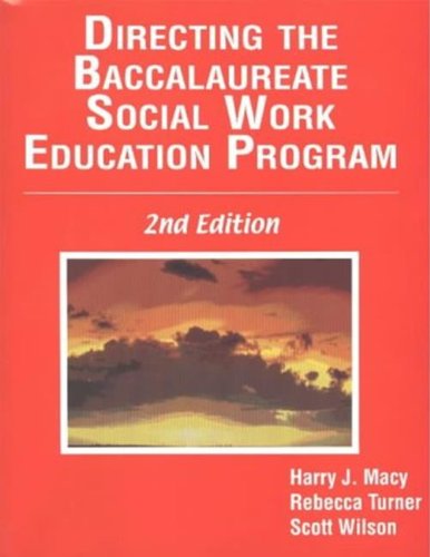 Imagen de archivo de Directing the Baccalaureate Social Work Education Program a la venta por Better World Books