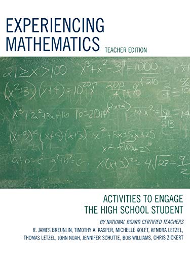 Stock image for Experiencing Mathematics : Activities to Engage the High School Student for sale by Better World Books