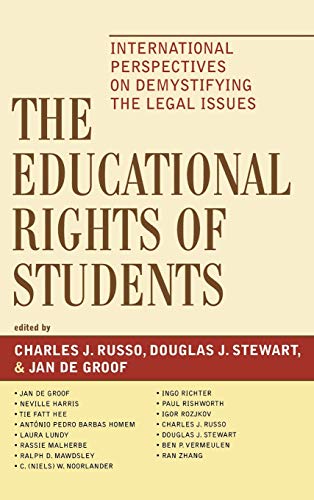 Beispielbild fr The Educational Rights of Students: International Perspectives on Demystifying the Legal Issues zum Verkauf von Phatpocket Limited