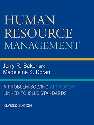 9781578865246: Human Resource Management: A Problem-Solving Approach Linked to ISLLC Standards, Revised Edition