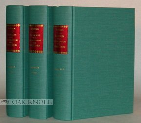 BIBLIOGRAPHISCHES LEXICON DER GESAMMTEN LITTERATUR DER GRIECHEN [3 VOLUMES]