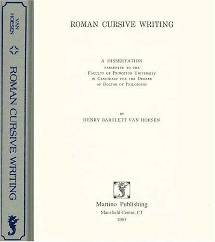 9781578985104: Roman Cursive Writing