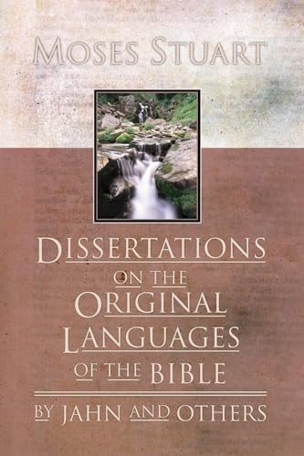 9781579106102: Dissertations on the Original Languages of the Bible: By Jahn and Others