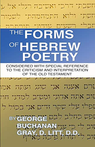 Stock image for The Forms of Hebrew Poetry for sale by Chiron Media