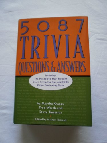 Beispielbild fr 5087 Trivia Questions & Answers zum Verkauf von Your Online Bookstore
