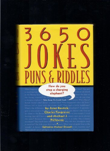 Beispielbild fr 3650 Jokes, Puns and Riddles zum Verkauf von Better World Books