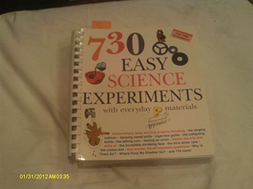 Beispielbild fr 730 Easy! Science Experiments with Everyday Material zum Verkauf von SecondSale