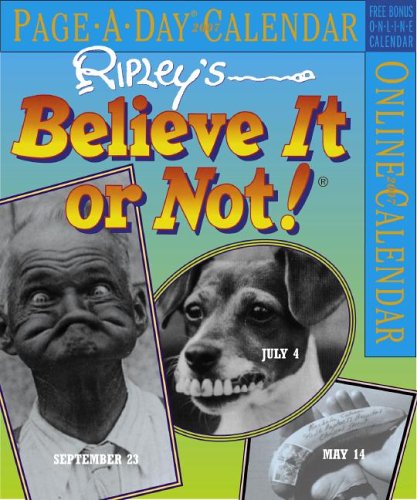Ripley's Believe It Or Not! 2007 Page-A-Day Calendar (9781579125592) by Editors Of Ripley's Believe It Or Not; Mooney, Julie